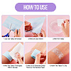 6 Sheets Luminous Paper Tattoo Stickers STIC-TAC0001-007A-6