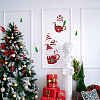 US 1 Set Christmas PET Hollow Out Drawing Painting Stencils DIY-MA0001-48-7