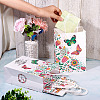 8Pcs 4 Styles Rectangle with Butterfly Pattern Paper Gift Bags CARB-TA0001-09-6