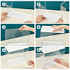 Assembled Rectangle Acrylic Action Figures Display Boxes ODIS-WH0017-096B-3
