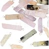 20Pcs Natural Mixed Quartz Pendants FIND-HY0001-27-1