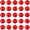 Spray Painted Round Natural Schima Wood Beads WOOD-PA0001-81A-01-7