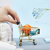 Iron Supermarket Trolley Display Decorations DJEW-WH0042-139G-4