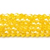 Transparent Electroplate Glass Beads Strands LS-EGLA-A039-T3mm-A22-1