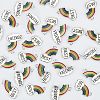  60Pcs 5 Style Alloy Enamel Pendants ENAM-NB0001-41LG-5