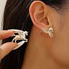 Brass Stud Earrings FS-WGAD0DB-01-1