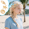 12Pcs 3 Styles Zinc Alloy Alligator Hair Clips PHAR-UN0001-03-5