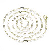 Brass Paperclip Chains MAK-S072-10A-14KC-2