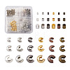 Brass Crimp Beads Covers KK-TA0007-81-14