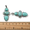 Synthetic Green Turquoise Pendants G-Q158-04M-3