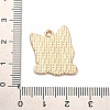 Animal Puppy Alloy Enamel Pendants FIND-V001-03G-01-3