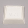 Porcelain Square Jewelry Holder DJEW-WH0050-10D-2