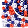 600Pcs 3 Colors Opaque Plastic Beads KY-FS0001-39-2