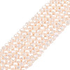 Electroplate Opaque Solid Color Glass Beads Strands X-EGLA-Q112-B17-1