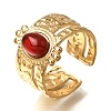 304 Stainless Steel Cuff Open Rings RJEW-F213-02G-6