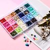 24 Colors Handmade Polymer Clay Beads CLAY-X0011-03C-5