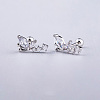 Brass Pave Clear Cubic Zirconia Cartilage Earrings FS-WGEDAE7-15-1