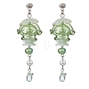 3 Pairs Jellyfish 304 Stainless Steel Shell Pearl Dangle Stud Earrings EJEW-TA00773-5