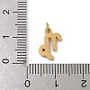 304 Stainless Steel Charms STAS-R001-04G-10-3