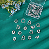 32Pcs 8 Style Valentine's Day UV Plated Alloy Pendants FIND-CA0006-73-4