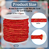 10 Yards Round Polyester Golde Metallic Cord OCOR-BC0007-51A-2