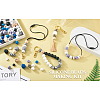 DIY Beaded Keychain Bracelet Making Kit DIY-TA0004-23-65