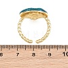 Brass Enamel Cuff Open Rings KK-CBA960E-18G-5