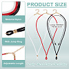 6Pcs 3 Colors 3MM Nylon Braided Cord Necklace Making AJEW-TA00058-4