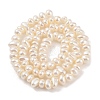 Electroplated Shell Pearl Beads Strands BSHE-C006-06B-2