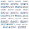 Waterproof PVC Colored Laser Stained Window Film Adhesive Stickers DIY-WH0256-071-1