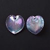 UV Plating Rainbow Iridescent Acrylic Pendants OACR-C003-08D-4