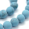 Synthetic Turquoise Beads Strands LS-G-P387-01-6mm-3