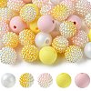 DIY Round Silicone & Acrylic & Berry Beads Making Findings Kits DIY-FS0006-26B-1