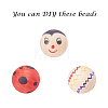 Natural Unfinished Wood Beads WOOD-S651-20mm-LF-5