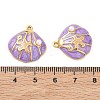 304 Stainless Steel Enamel Pendants STAS-Q119-27G-03-3