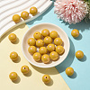 30Pcs Round Silicone Beads SIL-SZ0004-23D-3