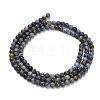 Natural Dumortierite Beads Strands G-Z116-A26-3mm-3