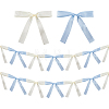 Polyester Bowknot Charms Party Banners DIY-WH0671-313-1