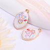 Alloy Enamel Pendants PW-WGEA8C0-04-1