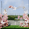Gauze & Iron Butterfly Decoration for Wedding AJEW-WH0709-354-2