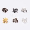 Rondelle Brass Crimp Beads E002-M-2