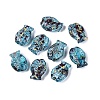 Picasso Transparent Glass Beads SEED-Q039-03G-1