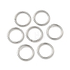 Tarnish Resistant 304 Stainless Steel Open Jump Rings STAS-J013-10x1mm-01-1