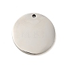 Non-Tarnish 201 Stainless Steel Pendants STAS-J041-04A-3