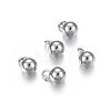 Tarnish Resistant 304 Stainless Steel Sphere Charms STAS-O107-04P-A-1