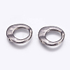 Tibetan Style Irregular Ring Bead Frames LS-K081Z052-1