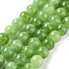 Dyed Natural Malaysia Jade Beads Strands G-G021-02C-04-2