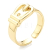 Brass Cuff Rings RJEW-A001-07G-3