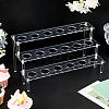 3-Tier Acrylic Ice Cream Display Riser Stands ODIS-WH0030-357B-3