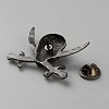 Skull Alloy Brooches AJEW-WH0270-462C-2
